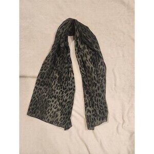 Scarf Leopard Animal Print Oblong 14x42 Light Material